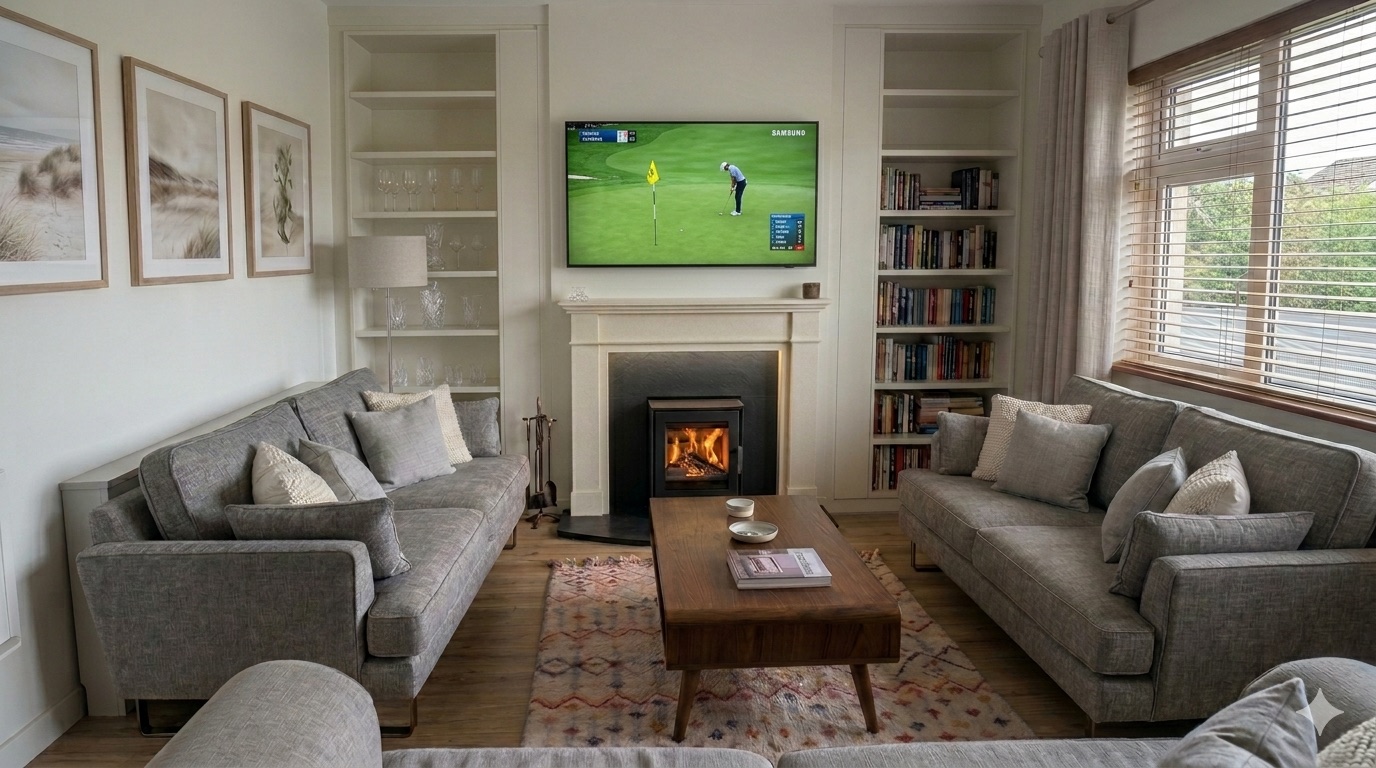 The sitting room at The Nenagh Retreat, a private home in Nenagh, Co. Tipperary
